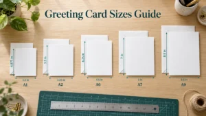 Standard Greeting Card Size Guide: Every Dimension in Inches, cm & mm (2026)