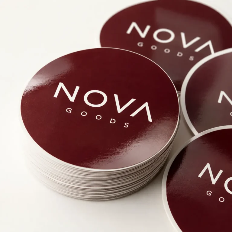 Custom Circle Stickers & Labels