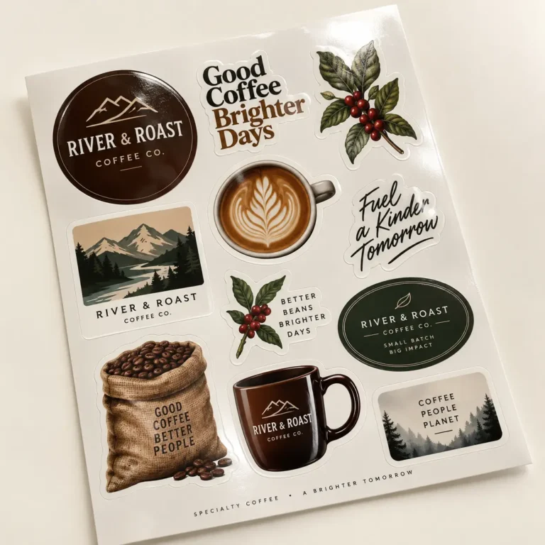 Custom Glossy Stickers & Labels