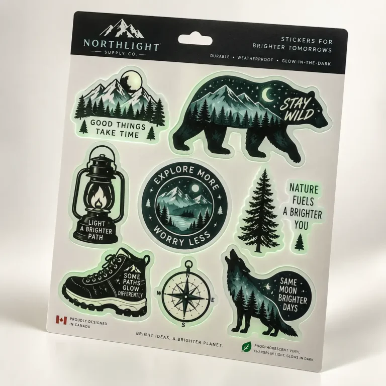 Custom Glow in the Dark Stickers & Labels