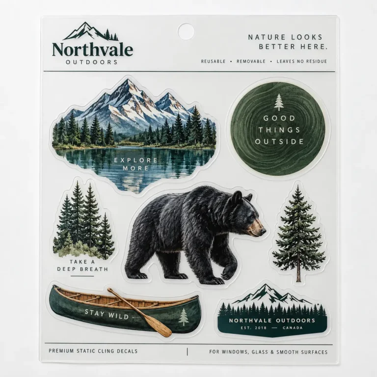 Custom Static Cling Stickers & Labels